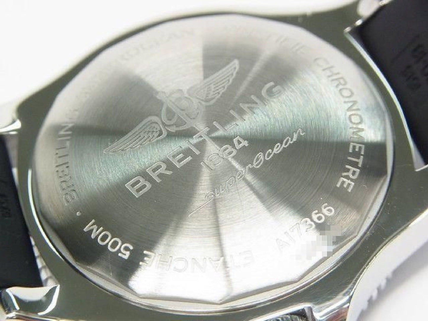 BREITLING Superocean Automatic 42 orange Dial Mens 190303664 hannari-shop