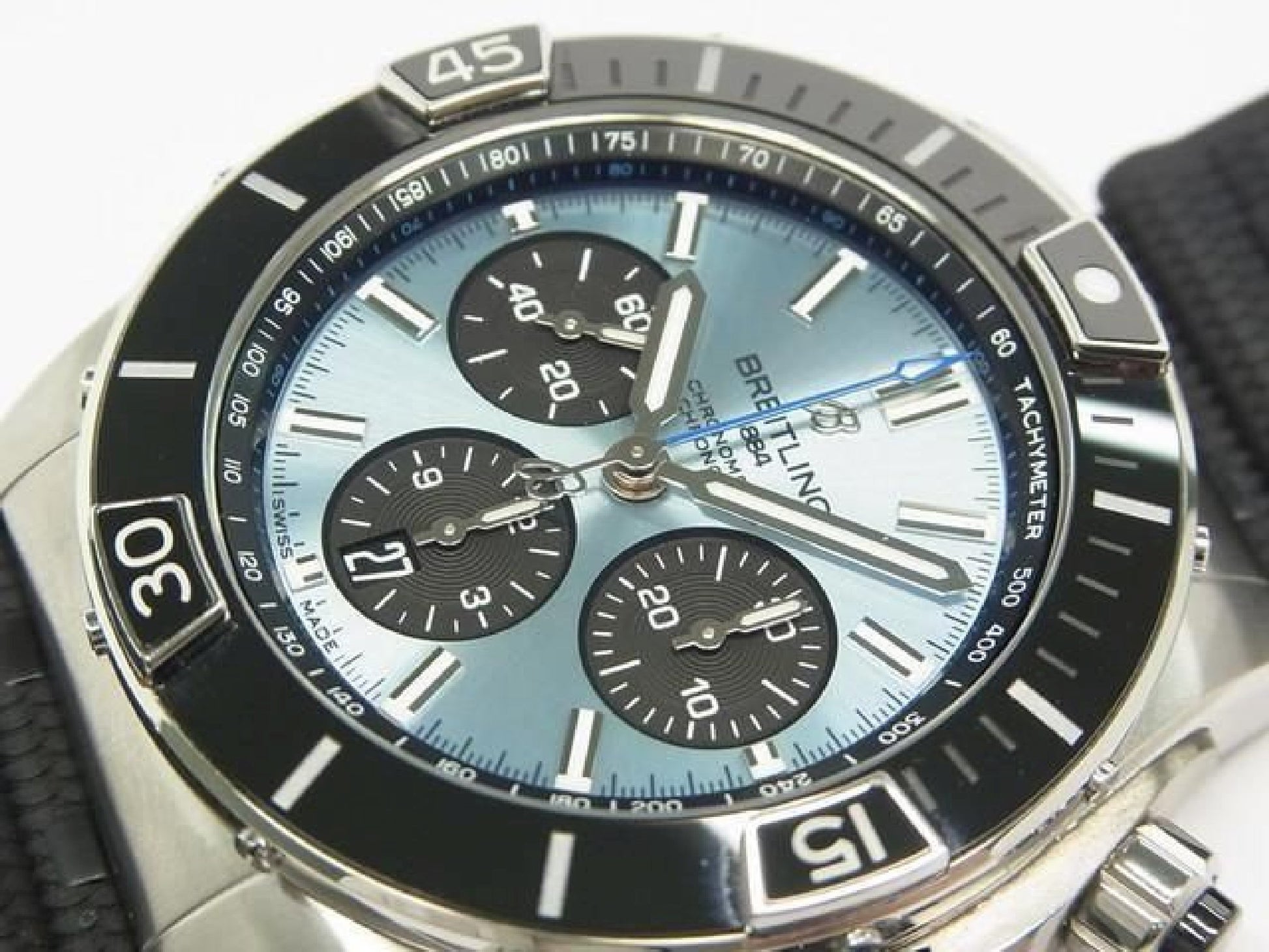 BREITLING Super Chrono Mat B01 44 Ice blue PB0136251C1S1 Mens 190451641 hannari-shop
