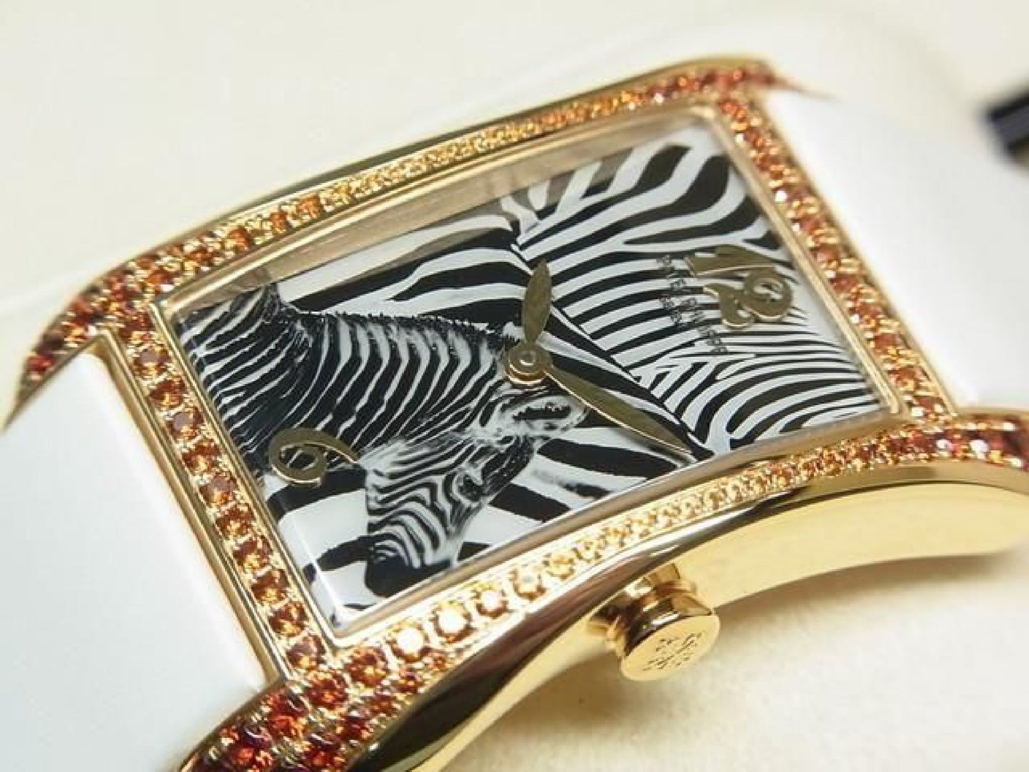 PATEK PHILIPPE Gondolo Serata 18KRG zebra motif 4962/200R-010 Mens 190732018 hannari-shop