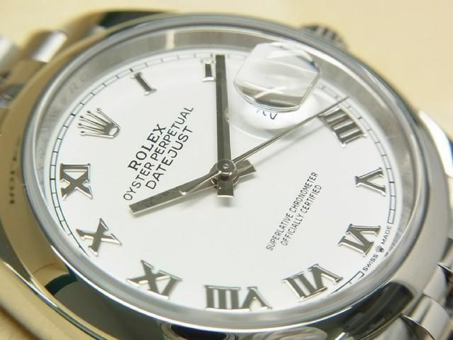 ROLEX Datejust 36 white Roman 126200 '21 purchased Mens 190821862 hannari-shop