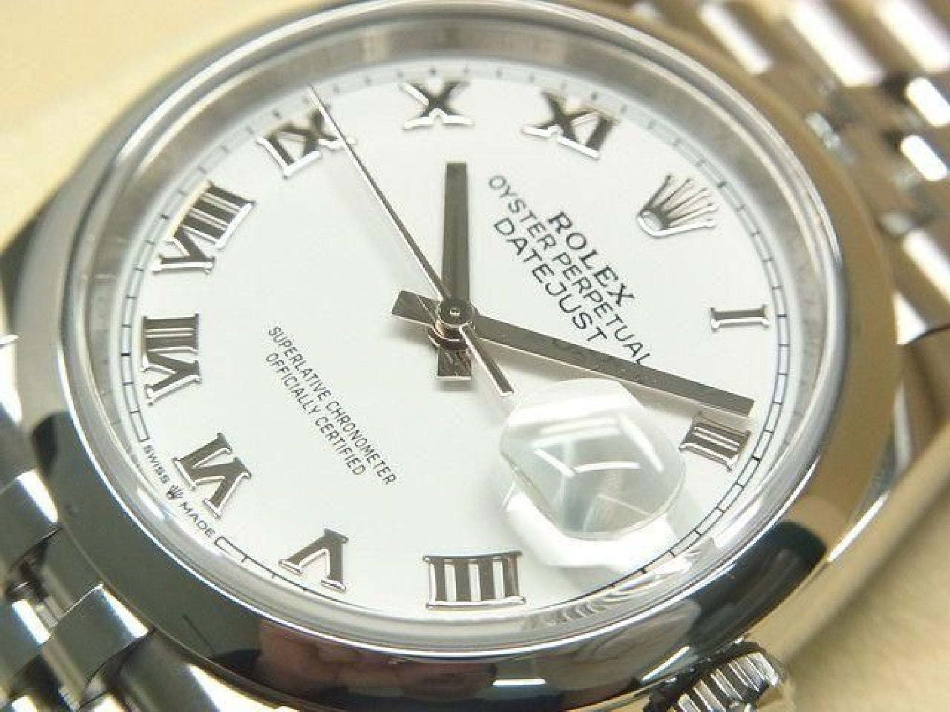 ROLEX Datejust 36 white Roman 126200 '21 purchased Mens 190821862 hannari-shop