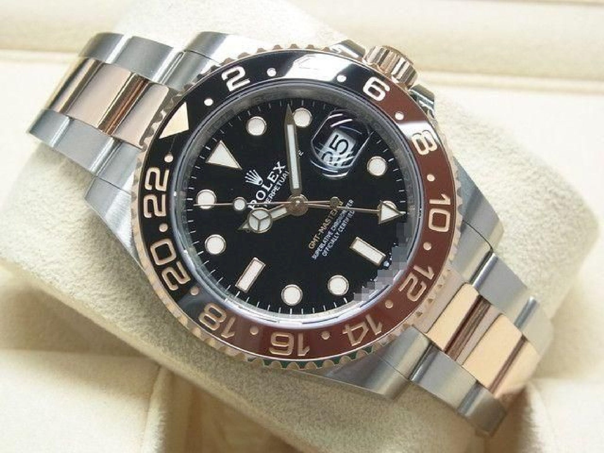 ROLEX GMT MasterII SS x Everose Gold 126711CHNR '22 purchased Mens 190903547 hannari-shop