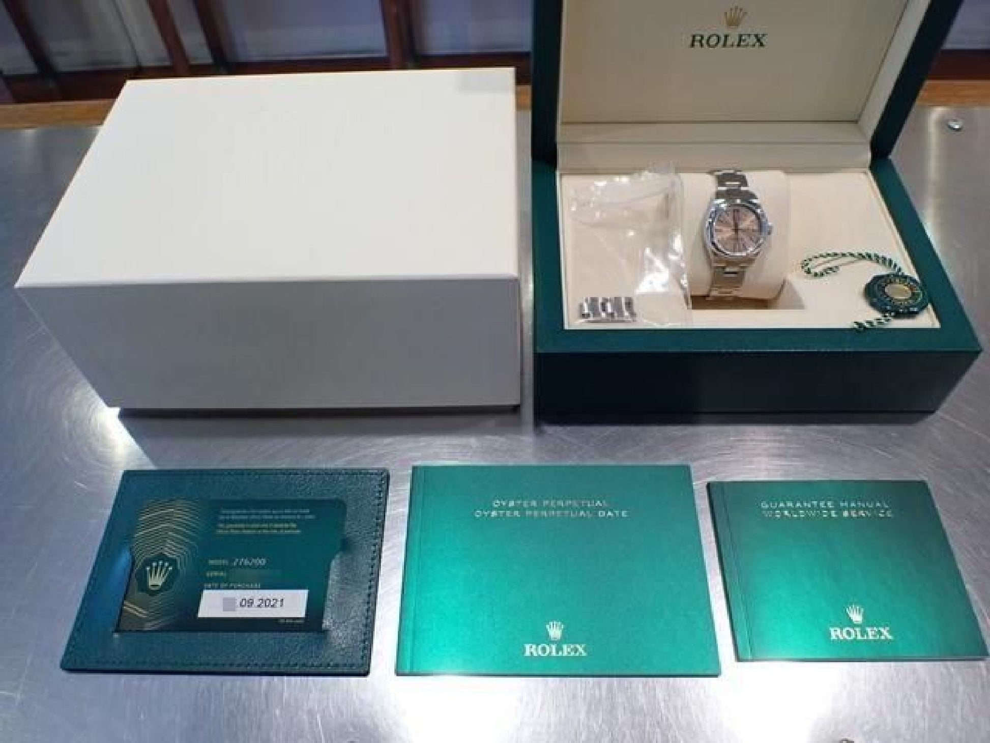 ROLEX Oyster PERPETUAL 28 pink '21 276200 Mens 191232868 hannari-shop