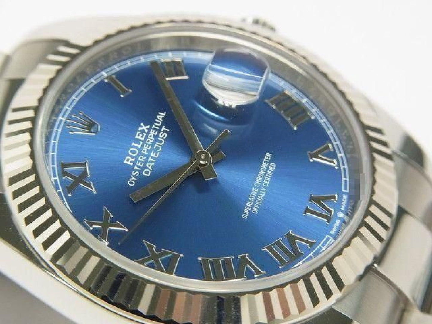 ROLEX Datejust 41 azzurro blue 126334 Oyster Bracelet Mens 191294653 hannari-shop