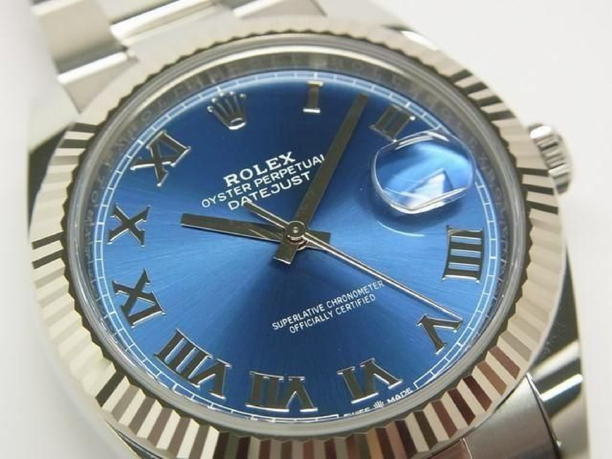 ROLEX Datejust 41 azzurro blue 126334 Oyster Bracelet Mens 191294653 hannari-shop