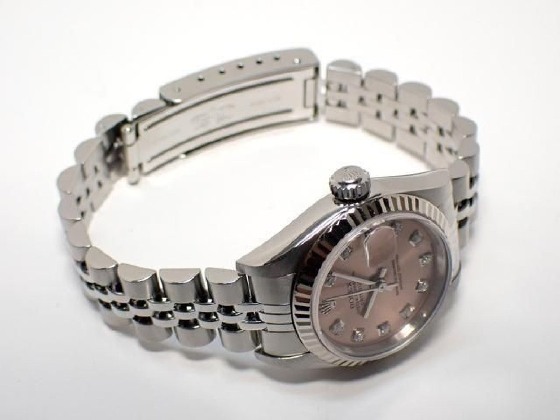 ROLEX Womens Datejust pink 10P diamond 79174G Y series Womens 191323140 hannari-shop