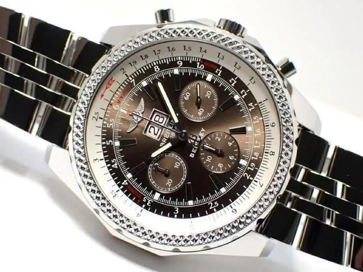 BREITLING Bentley6.75 brown Mens 191345126 hannari-shop