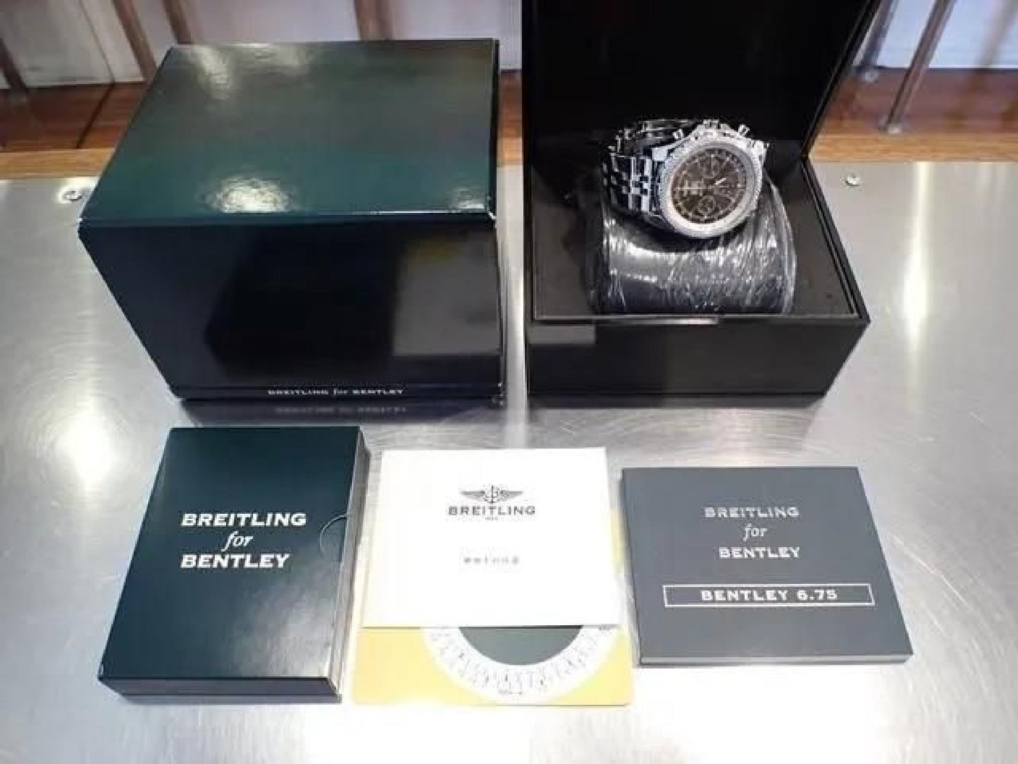 BREITLING Bentley6.75 brown Mens 191345126 hannari-shop