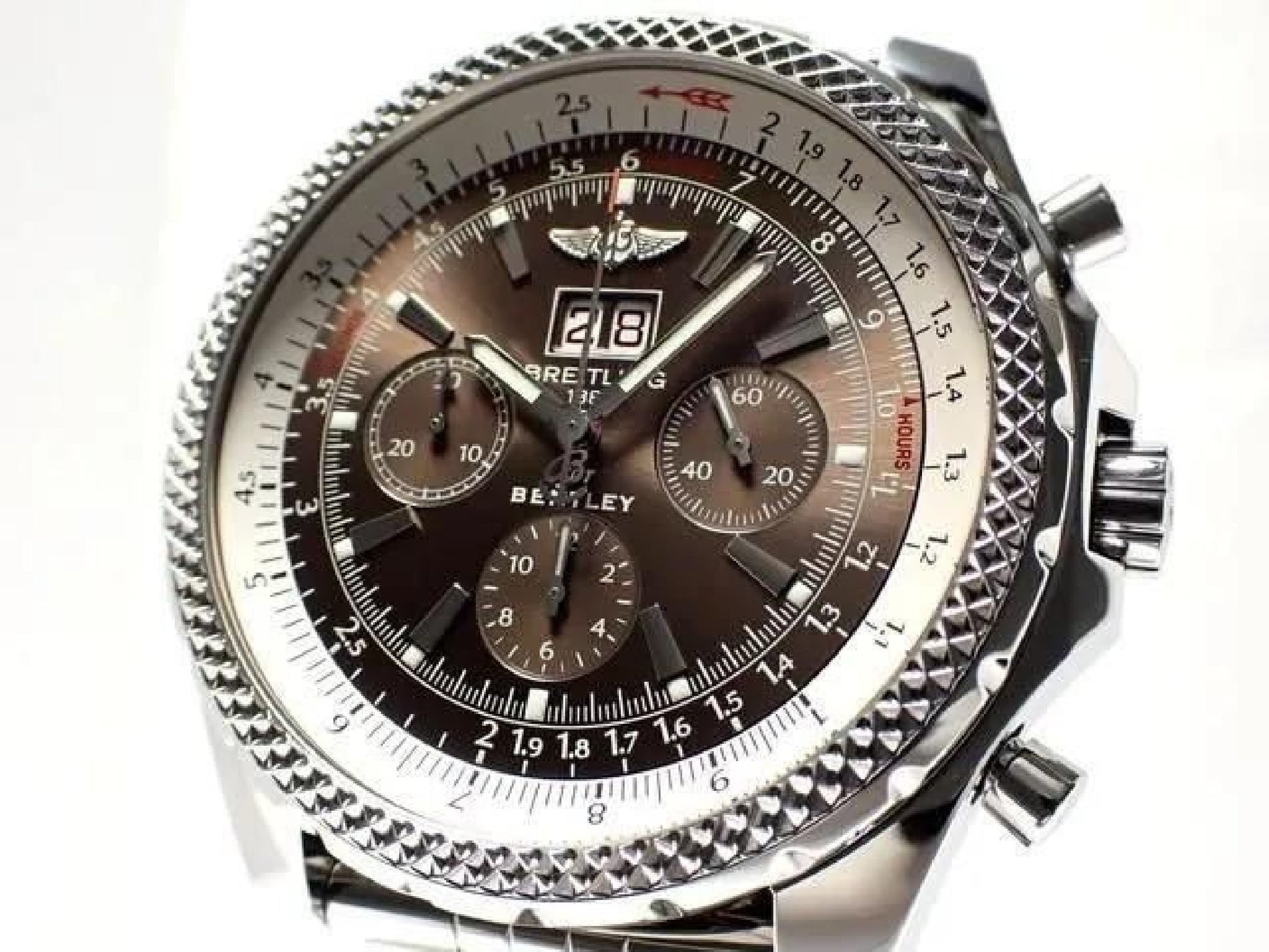 BREITLING Bentley6.75 brown Mens 191345126 hannari-shop