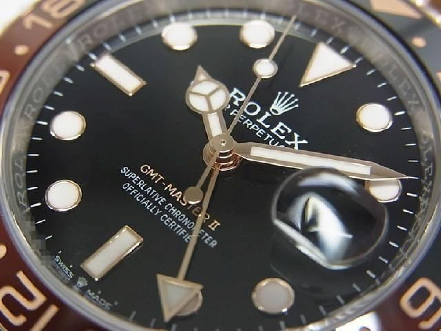 ROLEX GMT MasterII SS x Everose Gold 126711CHNR 25 purchased Mens 191431369 hannari-shop