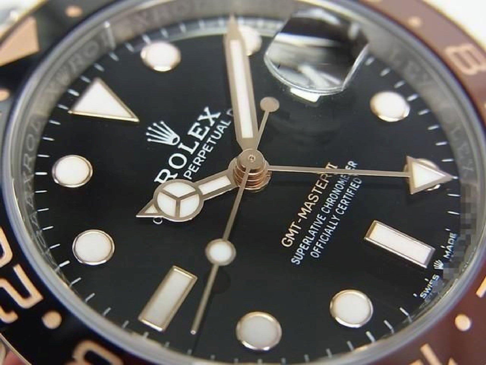ROLEX GMT MasterII SS x Everose Gold 126711CHNR 25 purchased Mens 191431369 hannari-shop