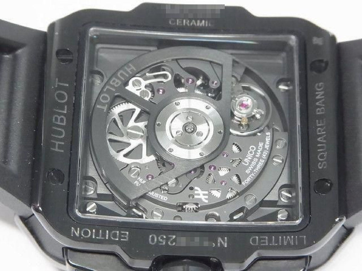 HUBLOT Square Bang Unico all black world250 Lot Limited Mens 191479219 hannari-shop