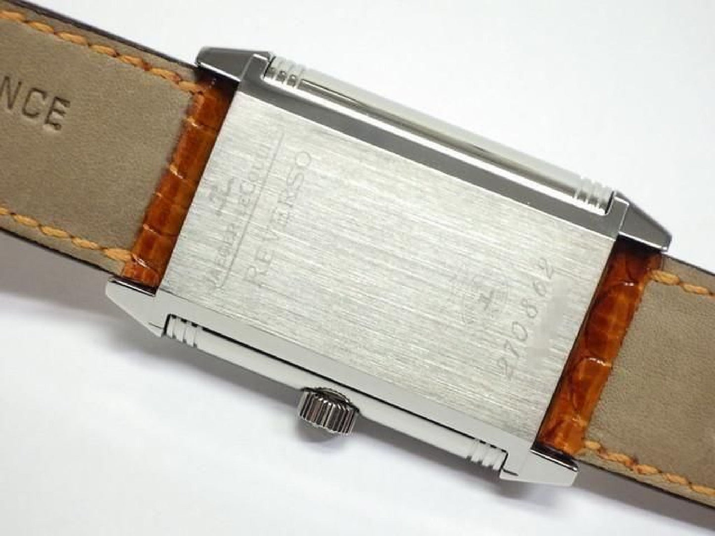 JAEGER LECOULTRE large Reverso silver Ref.Q2708410 Genuine goods Mens 191479534 hannari-shop