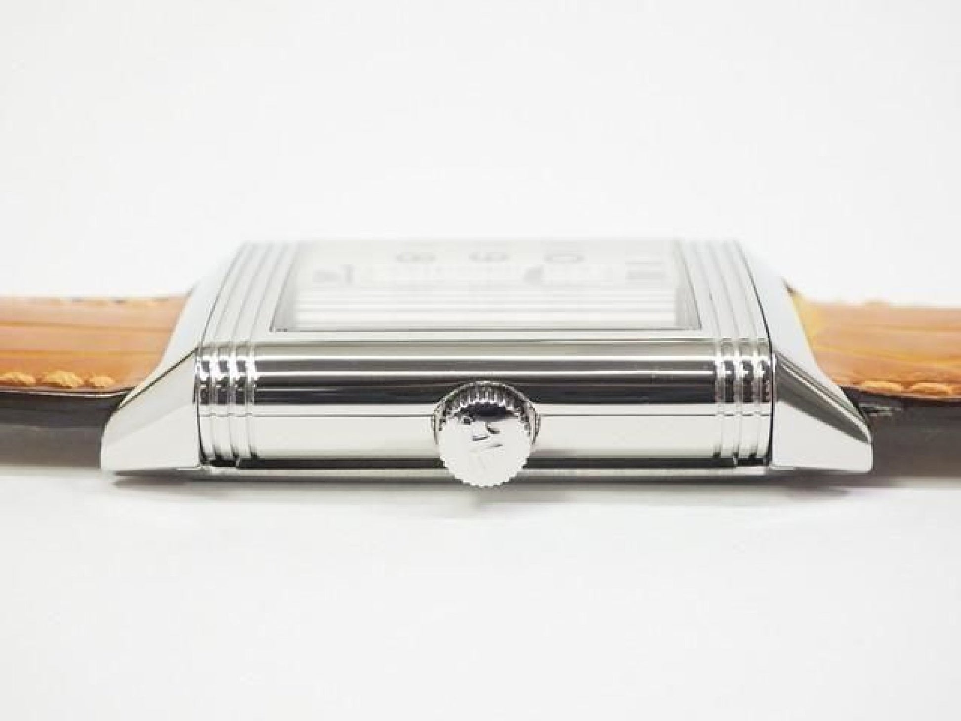 JAEGER LECOULTRE large Reverso silver Ref.Q2708410 Genuine goods Mens 191479534 hannari-shop