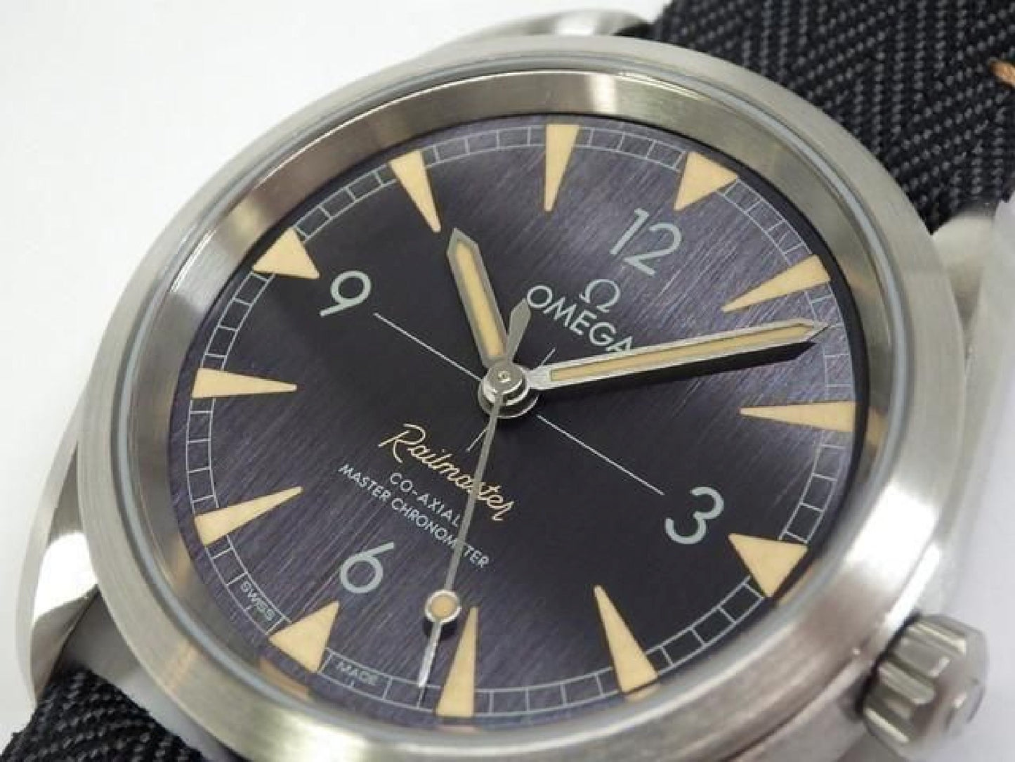 OMEGA SEA MASTER Railmaster Master Chrono meter 220.12.40.20.01.001 Mens 191492405 hannari-shop