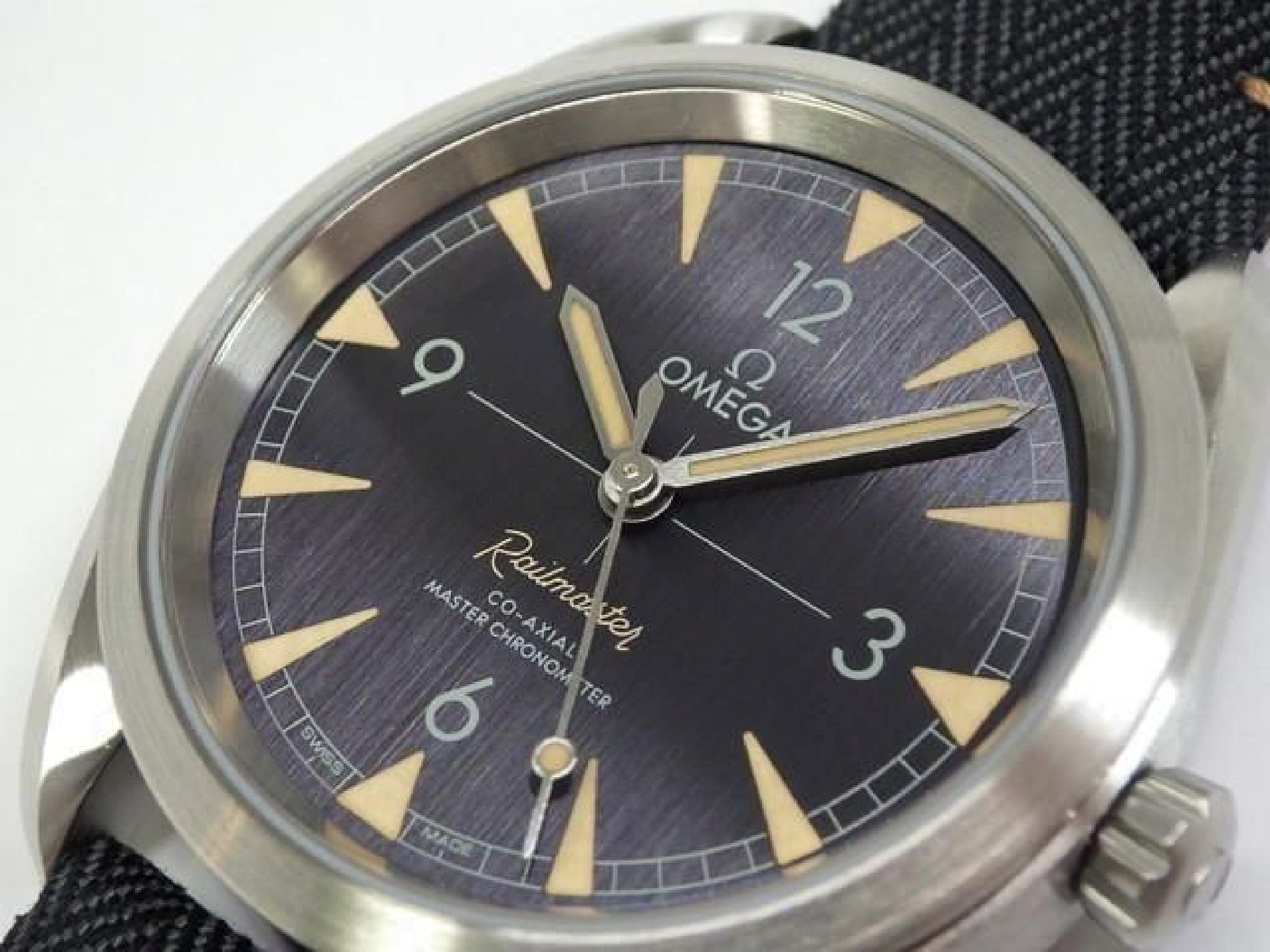 OMEGA SEA MASTER Railmaster Master Chrono meter 220.12.40.20.01.001 Mens 191492405 hannari-shop