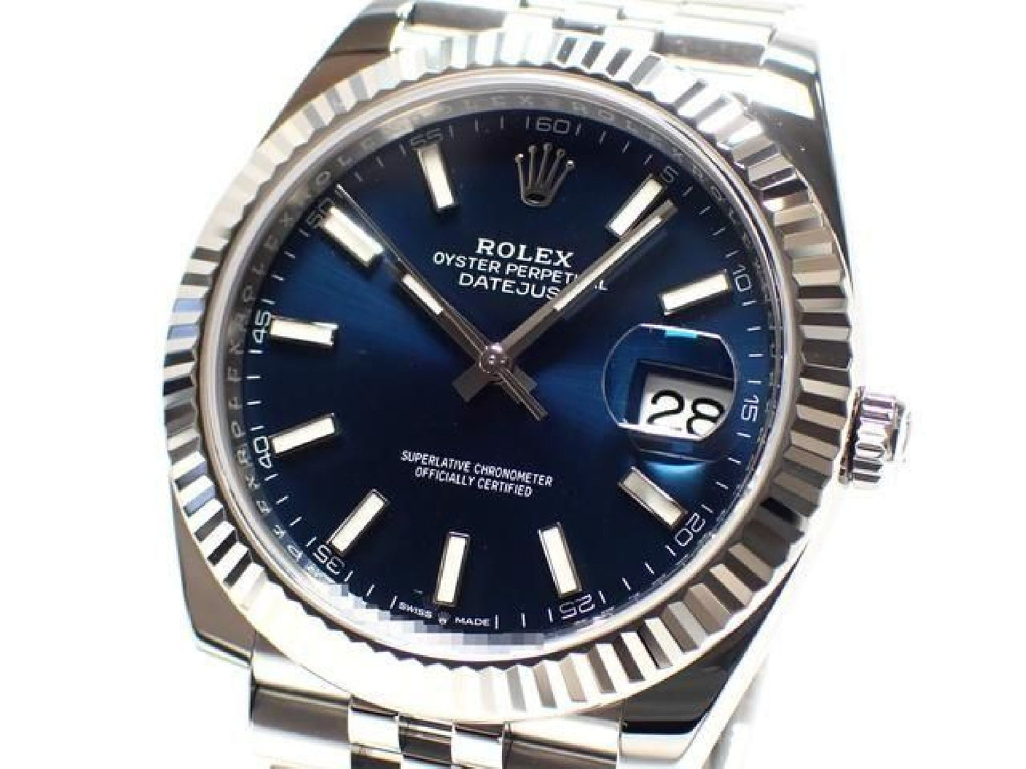ROLEX Datejust 41 bright blue 126334 Jubilee '23 Mens 191521661 hannari-shop