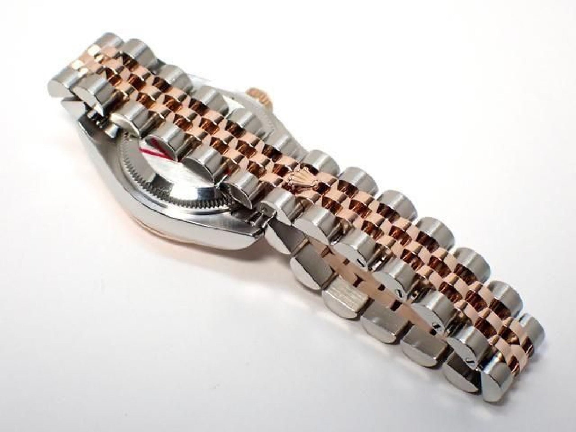 ROLEX Datejust circle Flower VI diamond PG combination 179171NR '18 Mens 191598911 hannari-shop