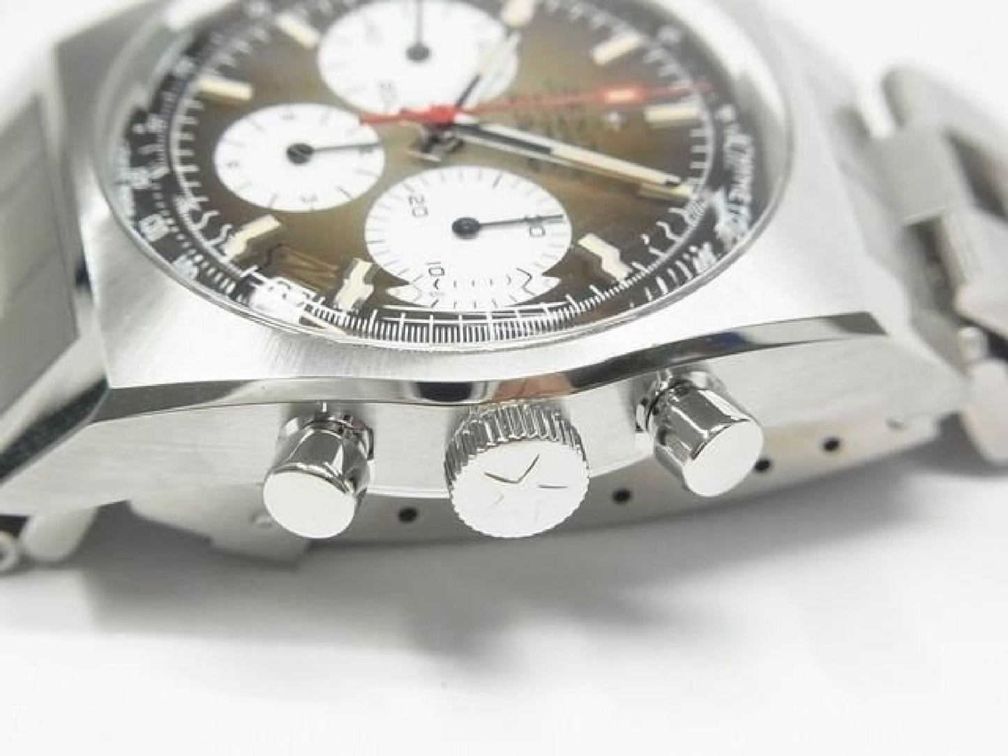 ZENITH Chrono Master Revival El Primero A385 Gradation brown Genuine goods Mens 191604864 hannari-shop