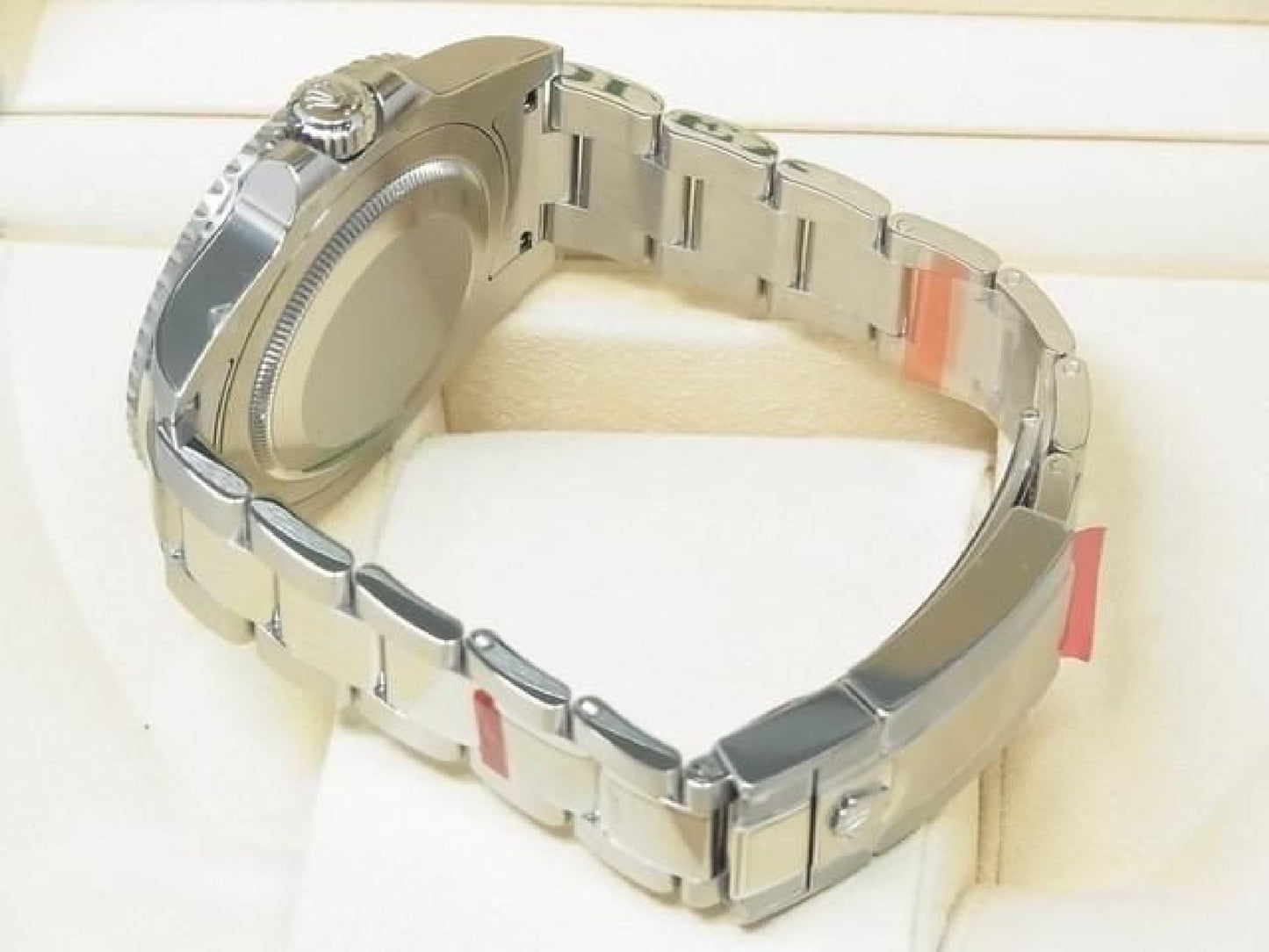 ROLEX GMT MasterII blue black bezel 116710BLNR Oyster Bracelet protective seal unused Mens 191616105 hannari-shop