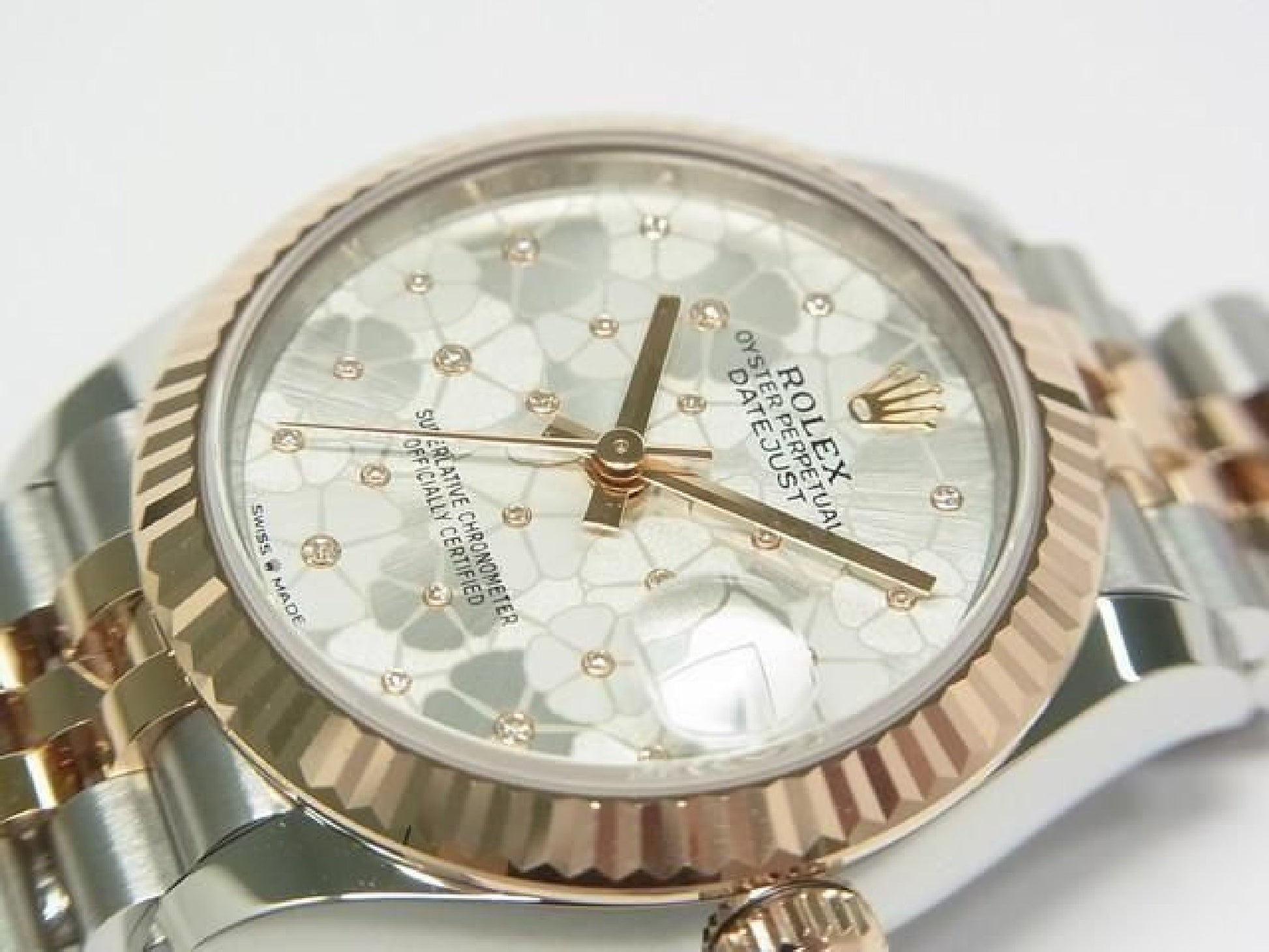 ROLEX Datejust 31 SS x Everose Gold combination floral motif 278271 Mens 191629072 hannari-shop