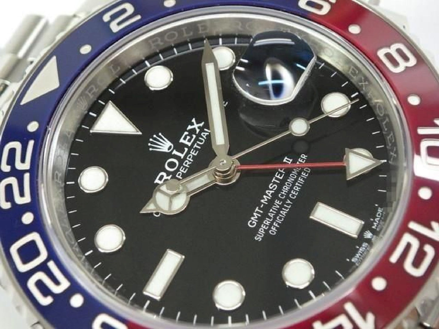 ROLEX GMT MasterII red blue bezel Jubilee Bracelet 126710BLRO '22 purchased Mens 191676704 hannari-shop
