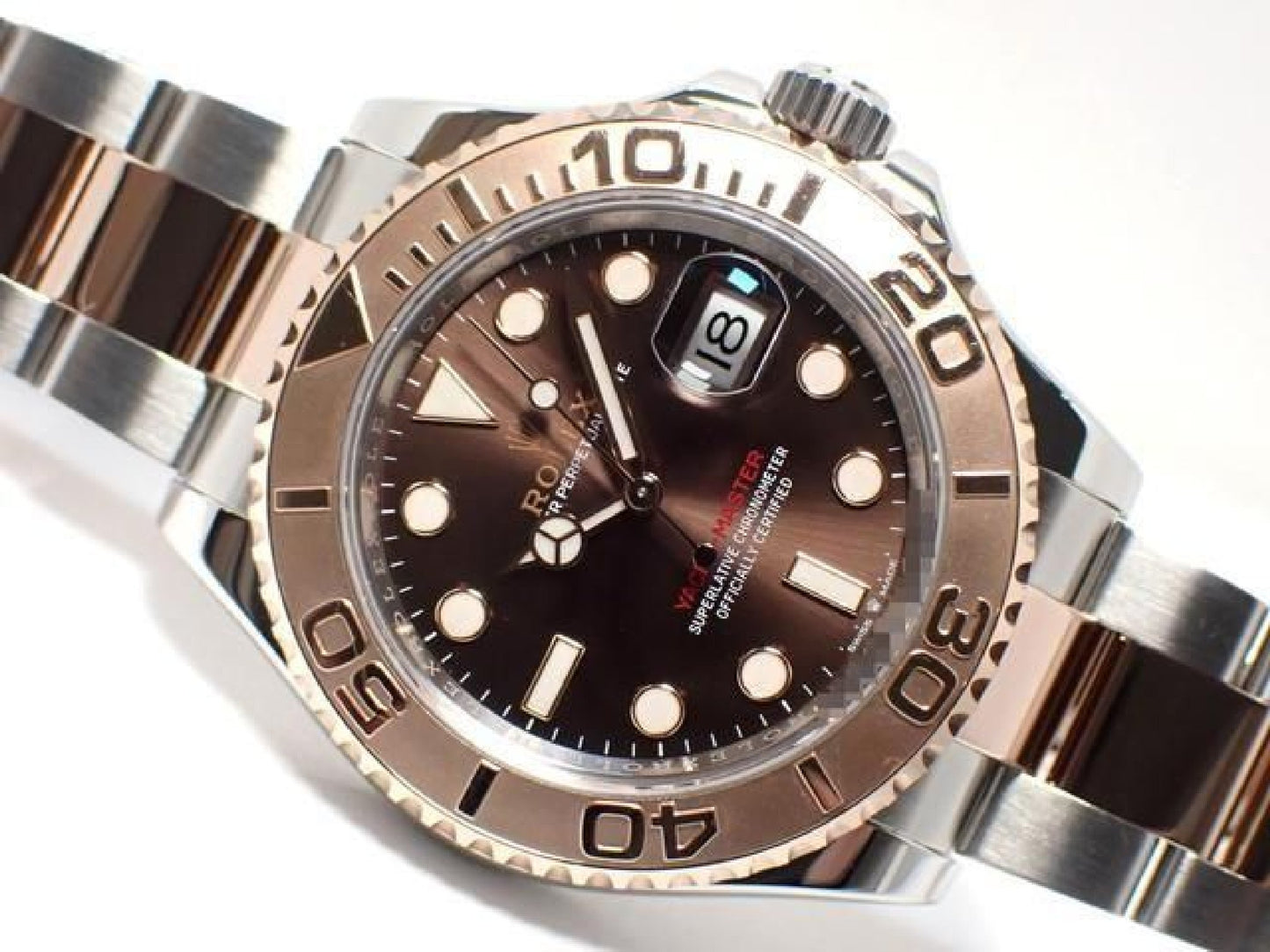 ROLEX YACHT-MASTER 40 SS x Everose Gold combination Chocolate Dial Ref.126621 '20 Mens 191679390 hannari-shop
