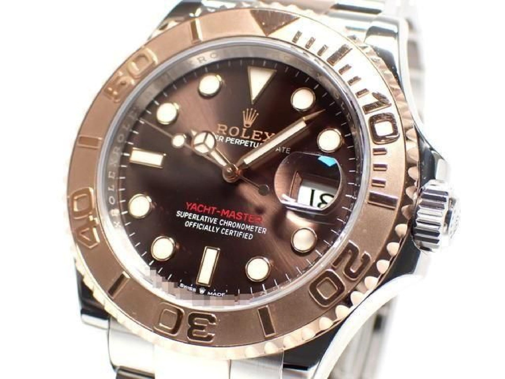 ROLEX YACHT-MASTER 40 SS x Everose Gold combination Chocolate Dial Ref.126621 '20 Mens 191679390 hannari-shop