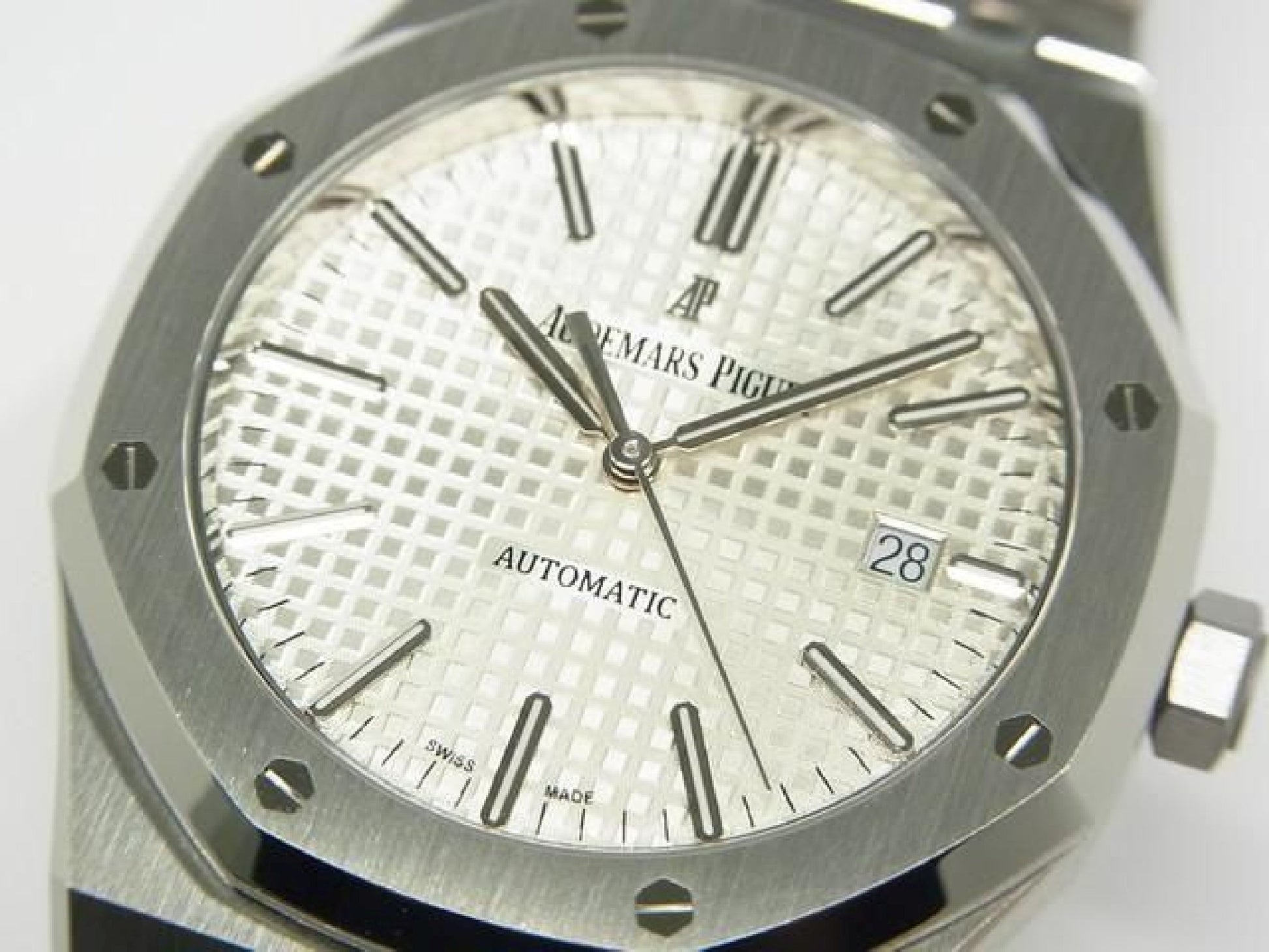 AUDEMARS PIGUET Royal Oak Automatic 41 MM silver Dial 15400ST Mens 191707786 hannari-shop