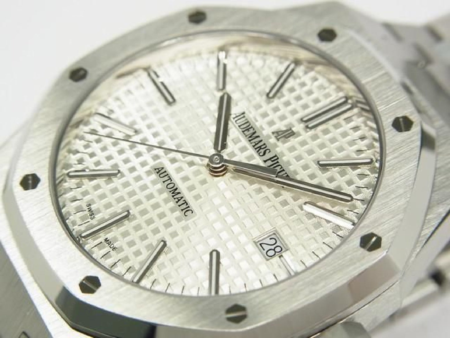 AUDEMARS PIGUET Royal Oak Automatic 41 MM silver Dial 15400ST Mens 191707786 hannari-shop
