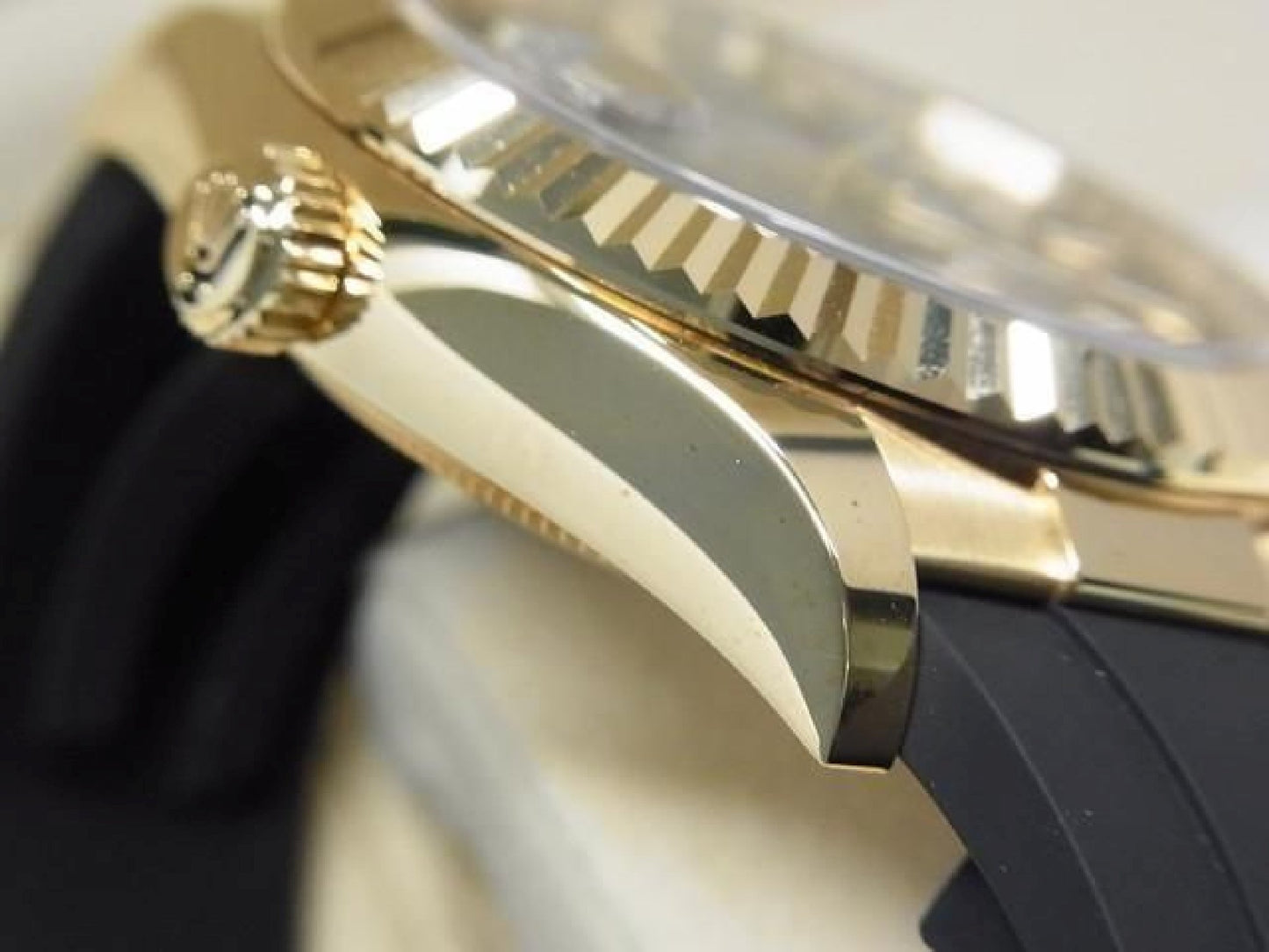 ROLEX Sky-Dweller 18KYG black Dial 326238 Mens 191758815 hannari-shop