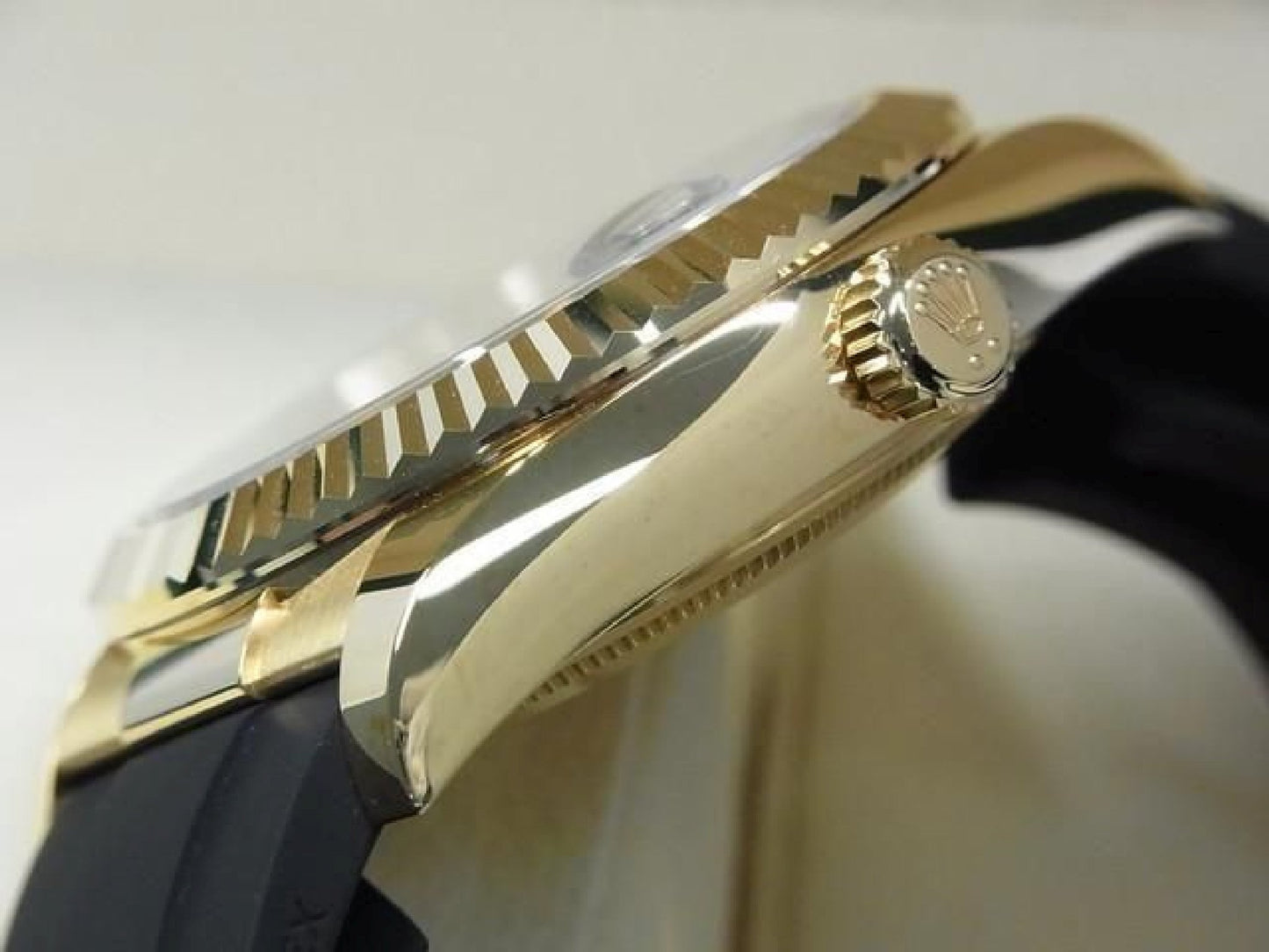 ROLEX Sky-Dweller 18KYG black Dial 326238 Mens 191758815 hannari-shop