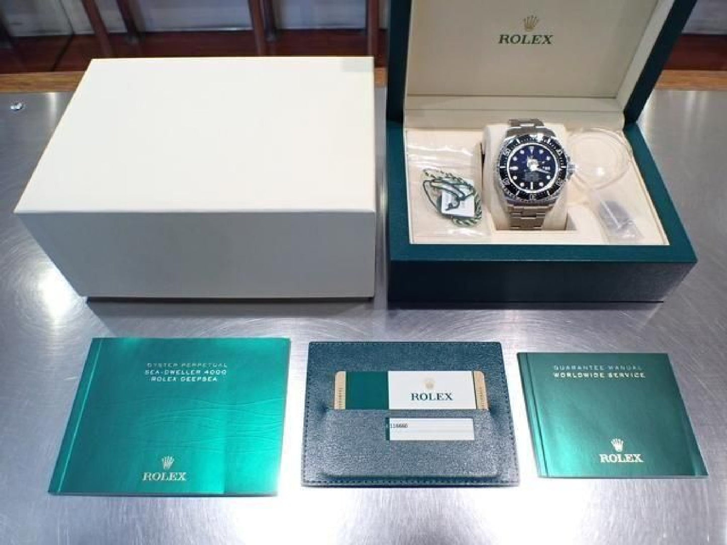 ROLEX Deepsea D blue 116660 '16 Mens 191776964 hannari-shop