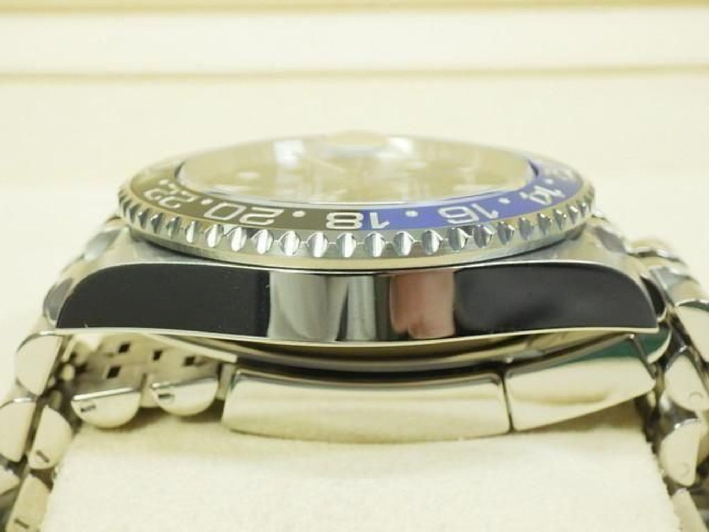 ROLEX GMT MasterII blue black bezel Ref.126710BLNR Jubilee Bracelet Mens 191797715 hannari-shop