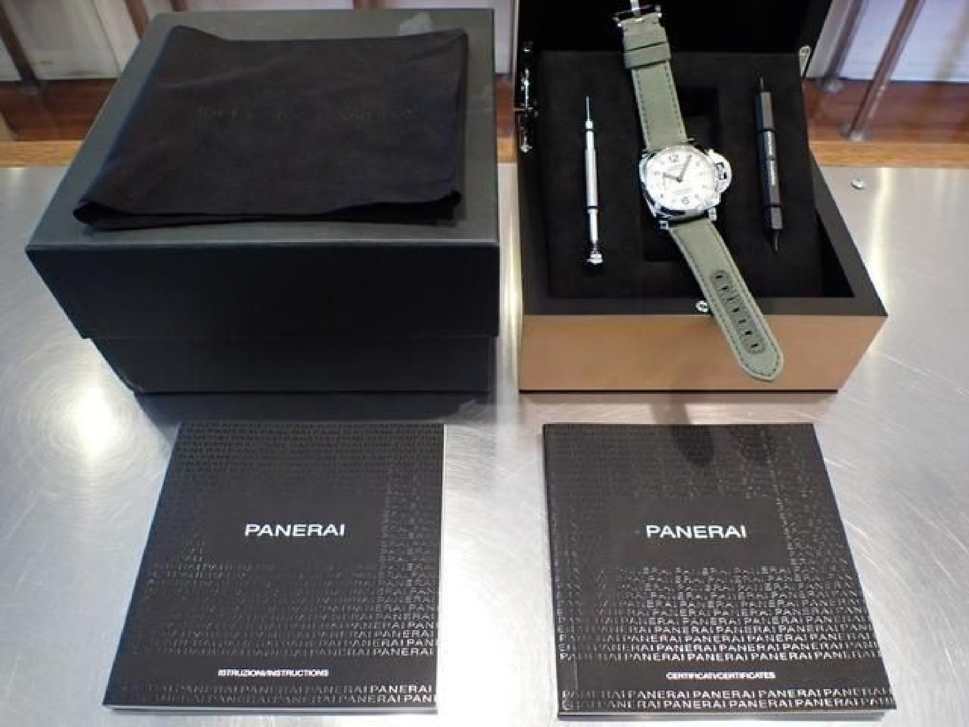 PANERAI Luminor Marina1950 3 DAY'S Acciaio PAM01523 '19 Mens 191797813 hannari-shop