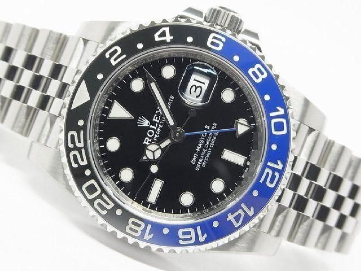 ROLEX GMT MasterII blue black bezel 126710BLNR Jubilee Bracelet '21 purchased Mens 191886398 hannari-shop