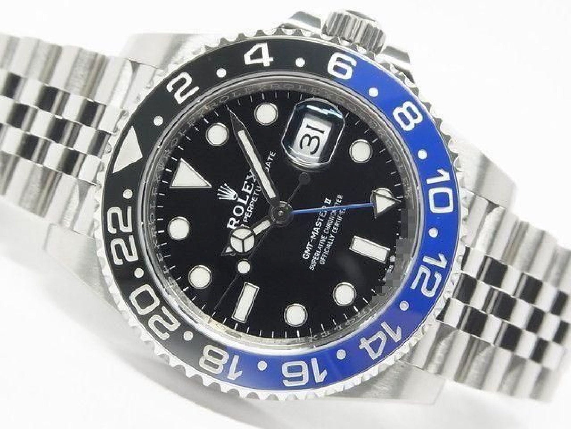 ROLEX GMT MasterII blue black bezel 126710BLNR Jubilee Bracelet '21 purchased Mens 191886398 hannari-shop