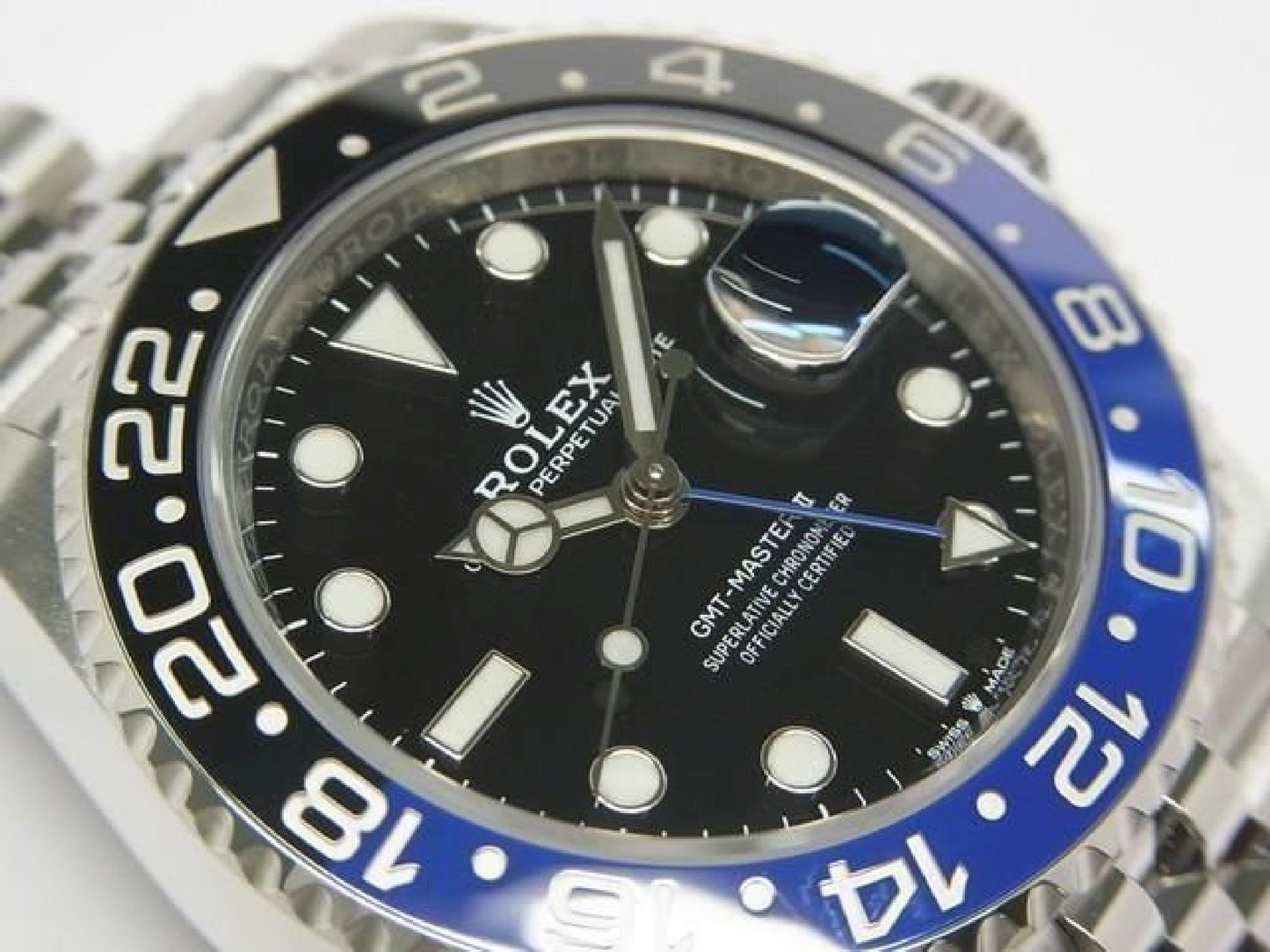 ROLEX GMT MasterII blue black bezel 126710BLNR Jubilee Bracelet '21 purchased Mens 191886398 hannari-shop