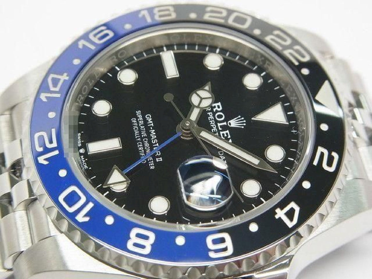 ROLEX GMT MasterII blue black bezel 126710BLNR Jubilee Bracelet '21 purchased Mens 191886398 hannari-shop