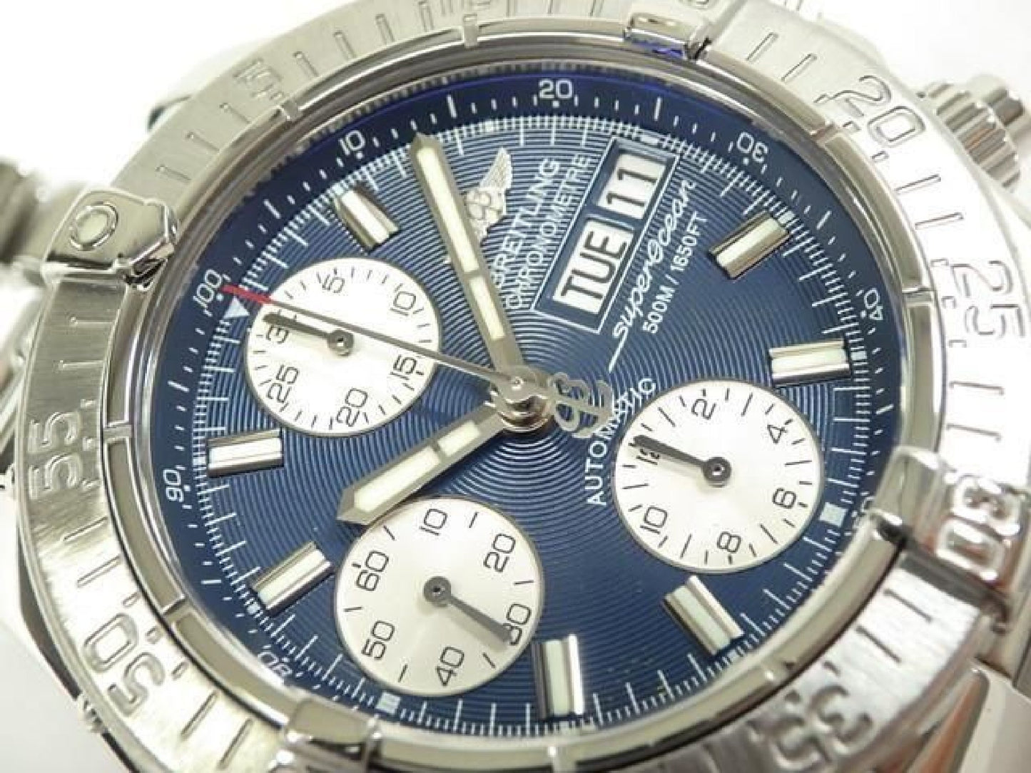 BREITLING Chrono Superocean blue Ref.A111C16PFA Mens 192050297 hannari-shop