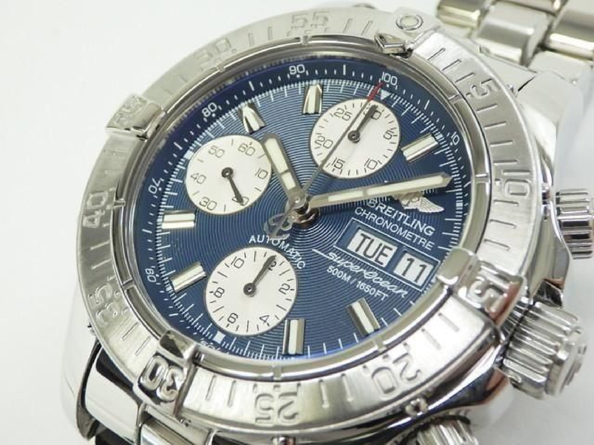 BREITLING Chrono Superocean blue Ref.A111C16PFA Mens 192050297 hannari-shop