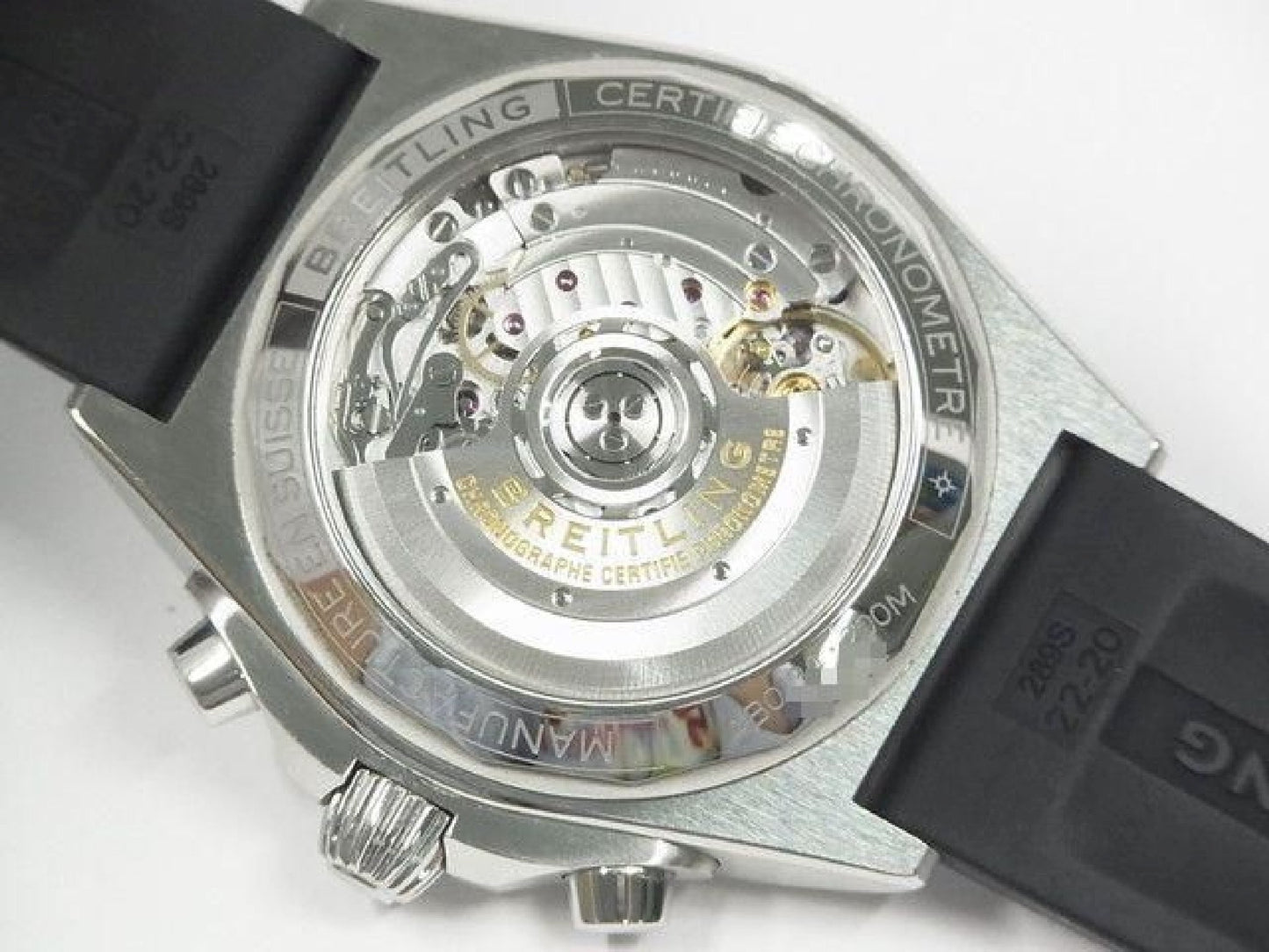 BREITLING Chrono Mat B01 44 black bezel lag diamond Boutique Limited Mens 192291512 hannari-shop