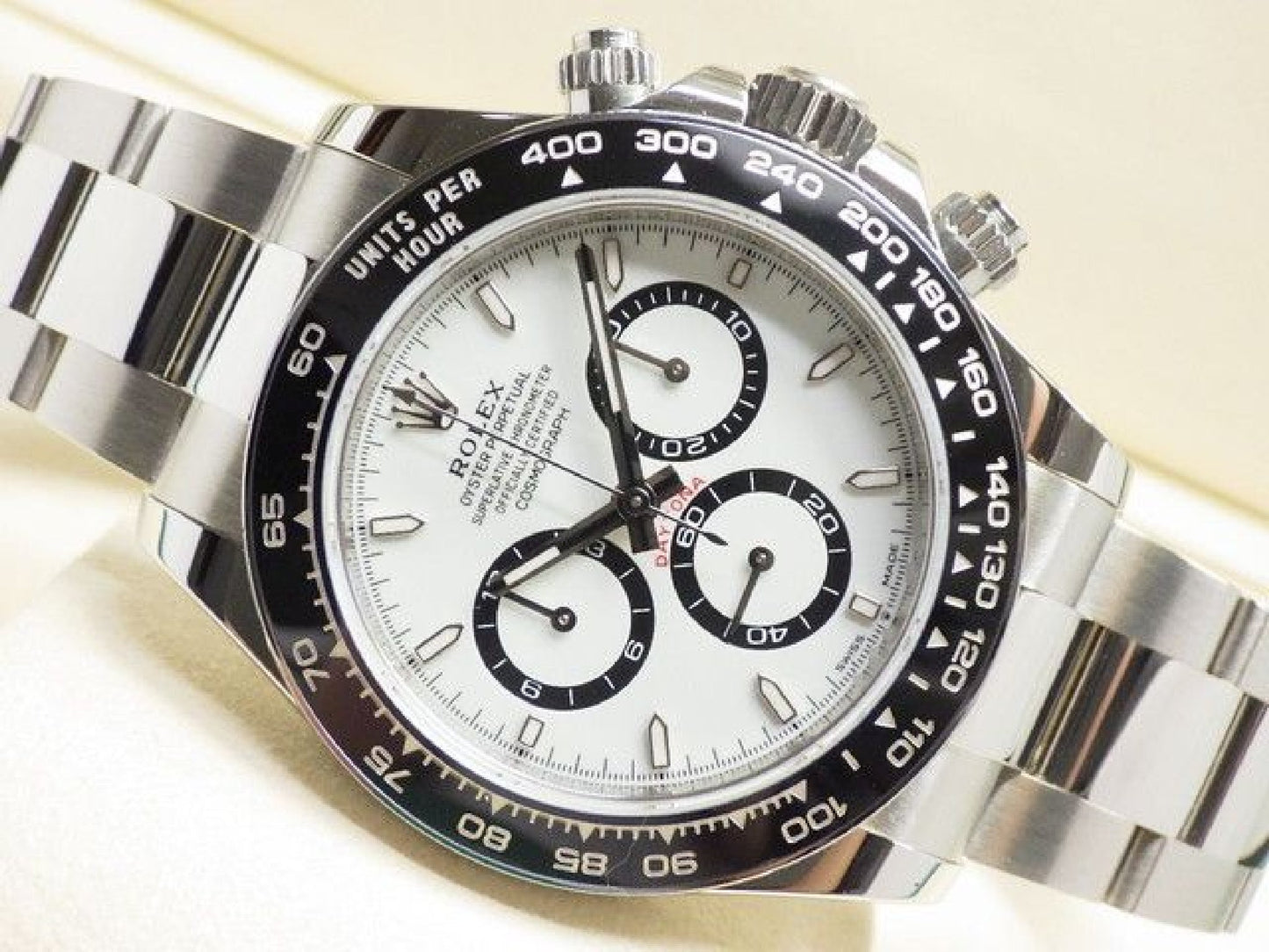 ROLEX Daytona white Dial 126500LN unused '25 Mens 192300185 hannari-shop