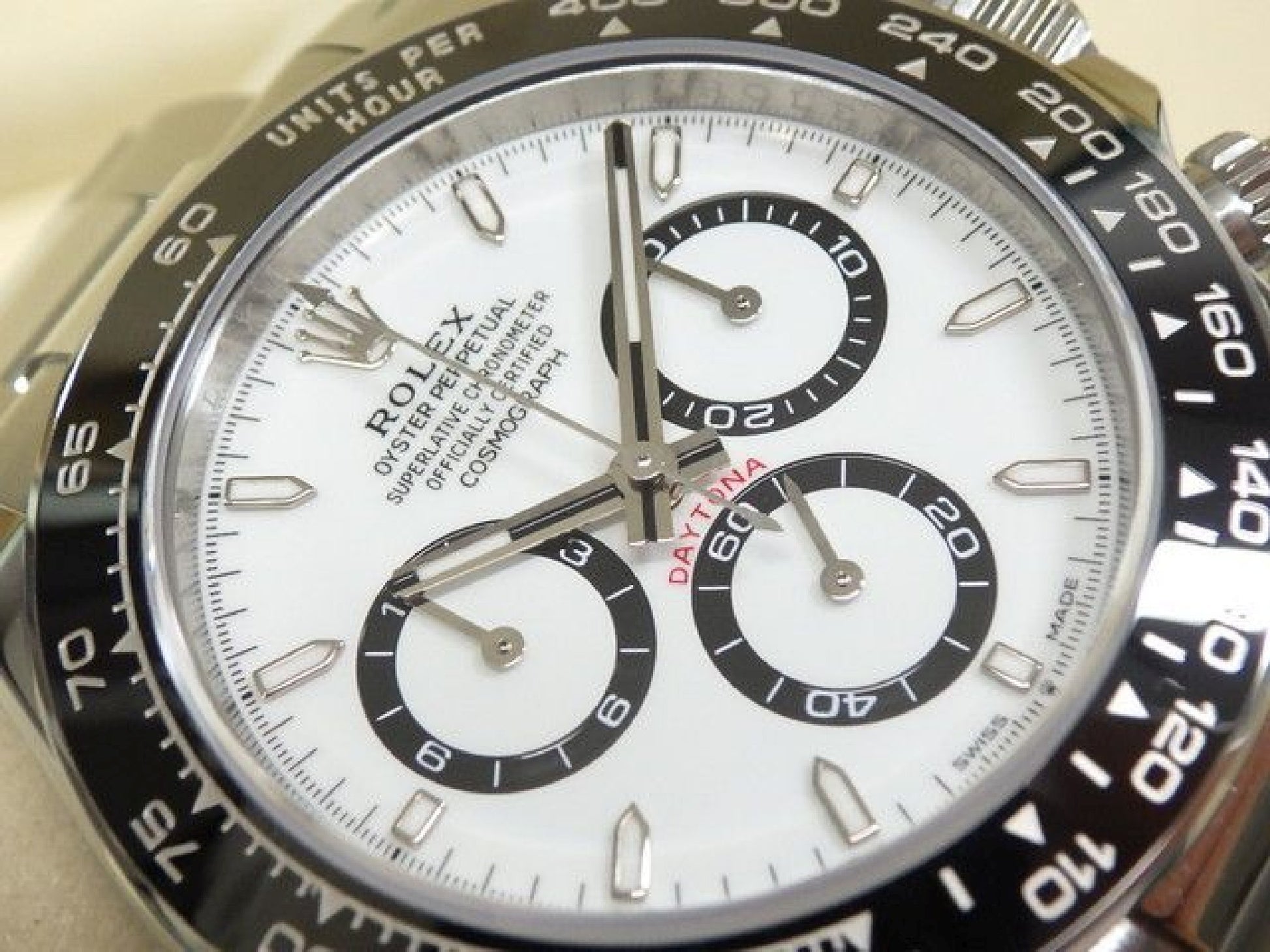 ROLEX Daytona white Dial 126500LN unused '25 Mens 192300185 hannari-shop