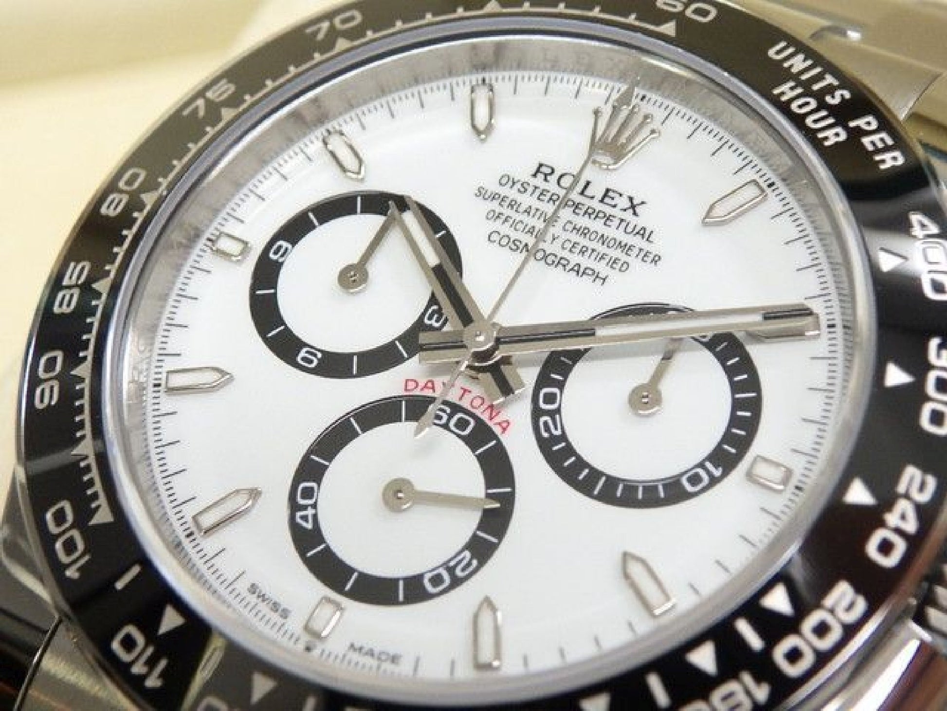 ROLEX Daytona white Dial 126500LN unused '25 Mens 192300185 hannari-shop