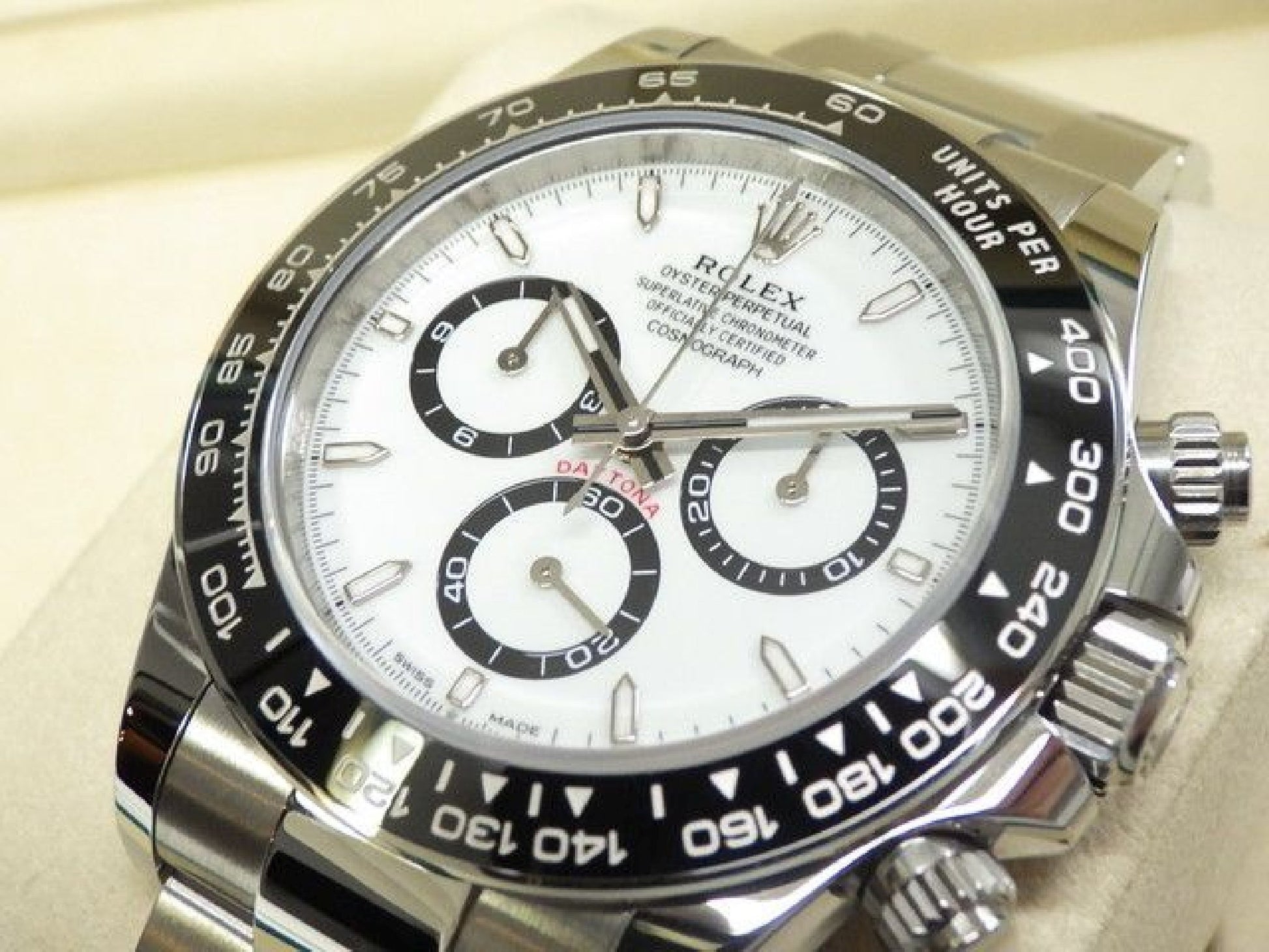 ROLEX Daytona white Dial 126500LN unused '25 Mens 192300185 hannari-shop