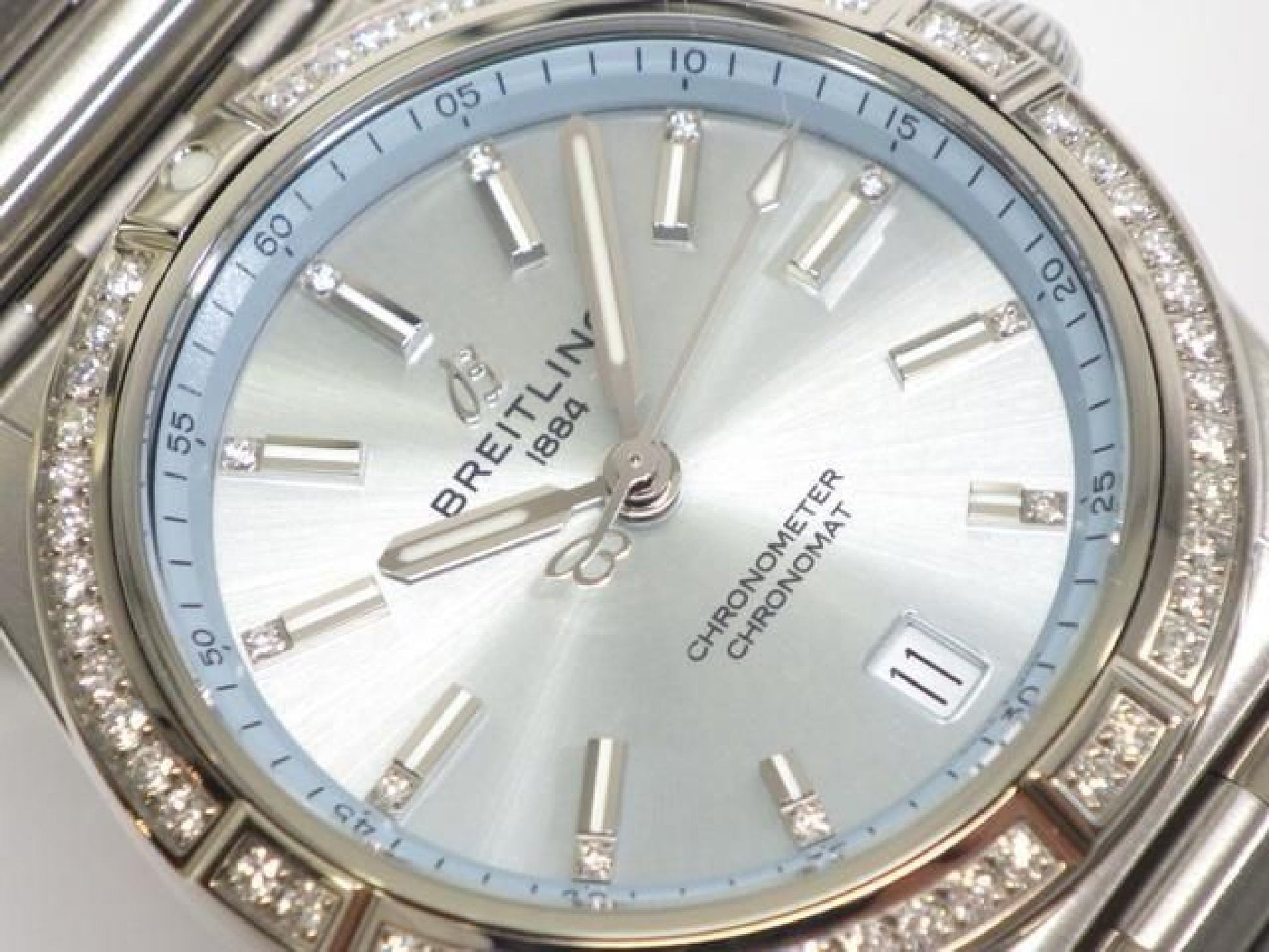 BREITLING Chrono Mat Automatic 36 Ice blue Dial G10380591C1G1 Mens 192398303 hannari-shop