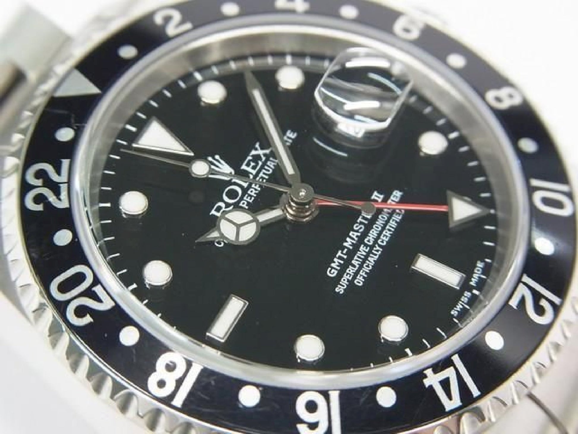 ROLEX GMT MasterII black bezel 16710 P series Mens 192410766 hannari-shop