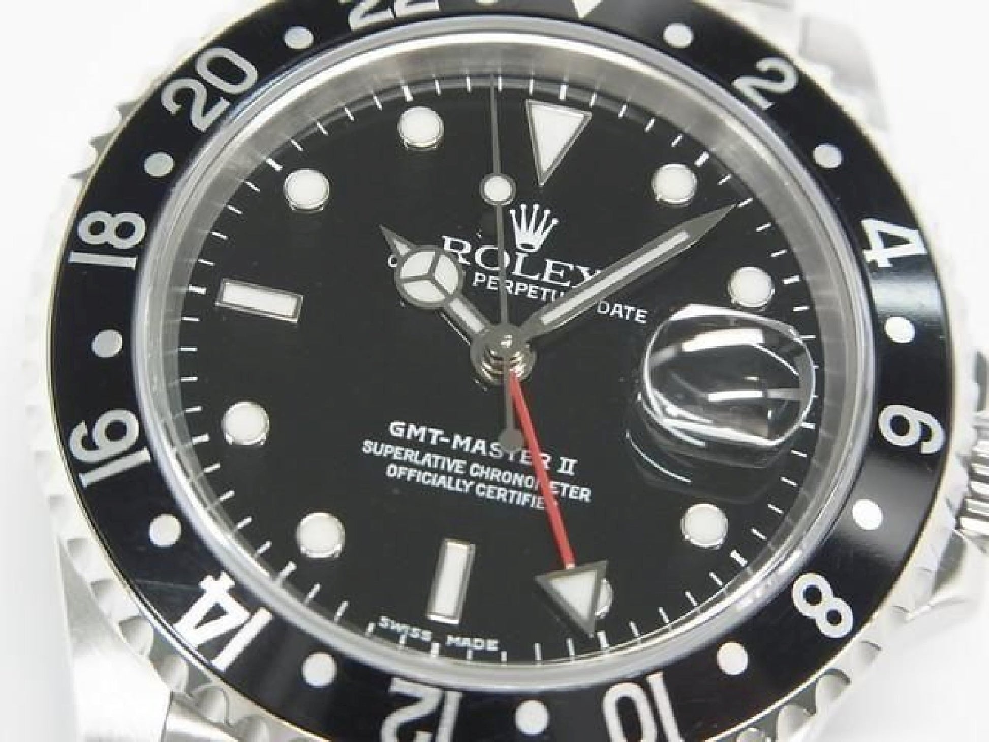 ROLEX GMT MasterII black bezel 16710 P series Mens 192410766 hannari-shop