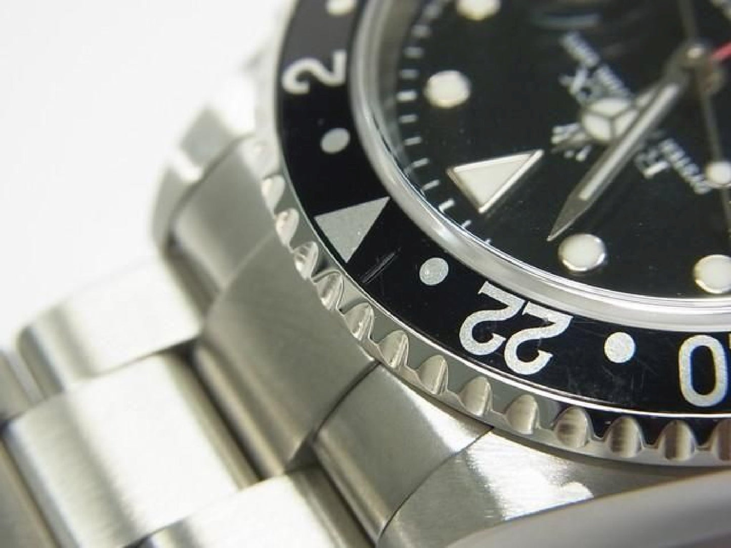 ROLEX GMT MasterII black bezel 16710 P series Mens 192410766 hannari-shop